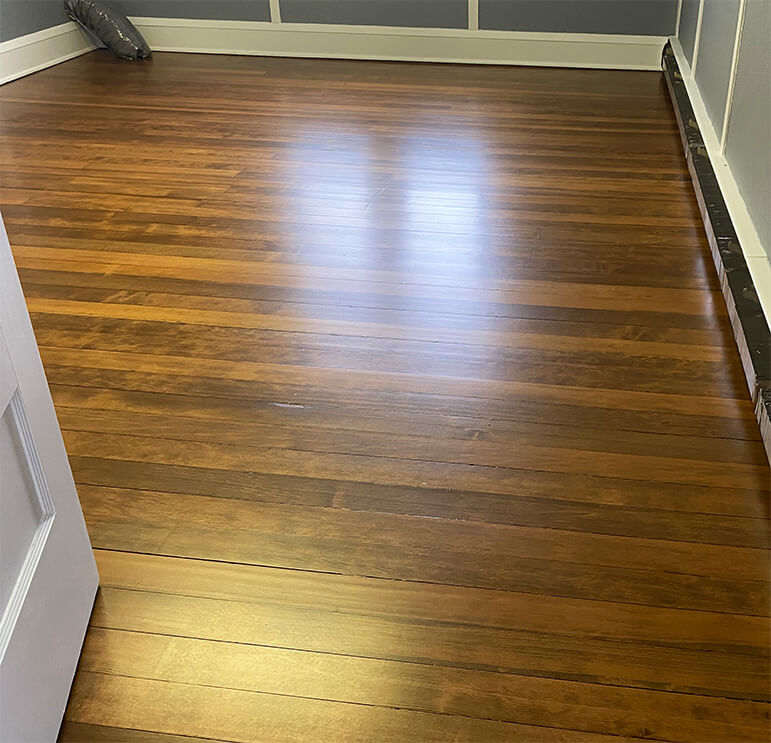 Refinished Fir floor