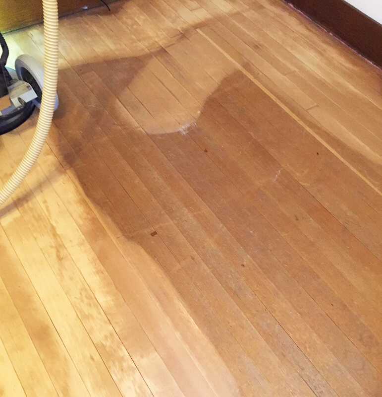Douglas Fir floor sanding