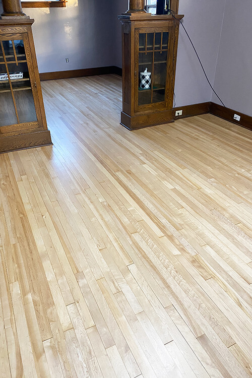 Old Maple floor natural