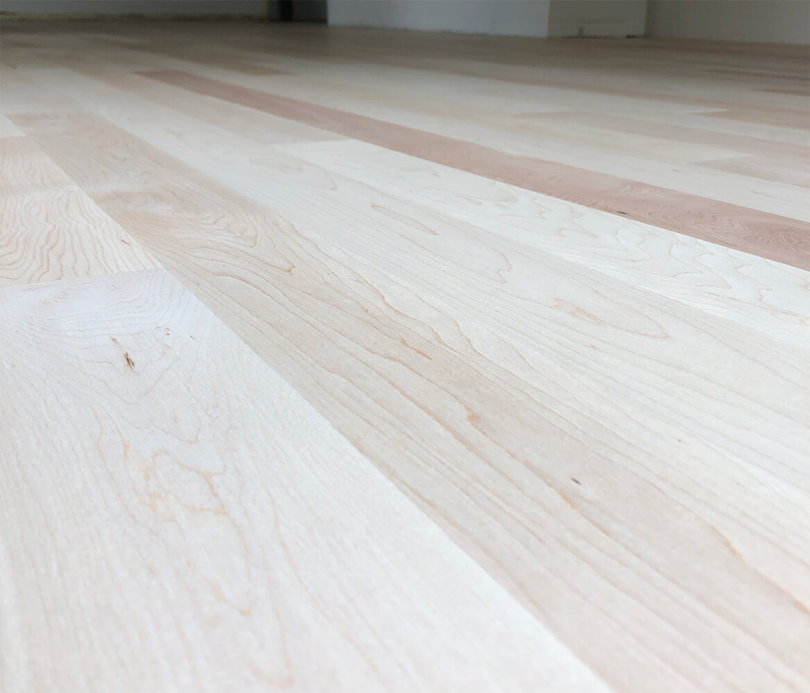 Brand new Maple flooring