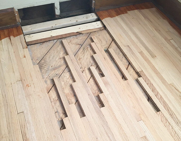 Replacing pet stained boards