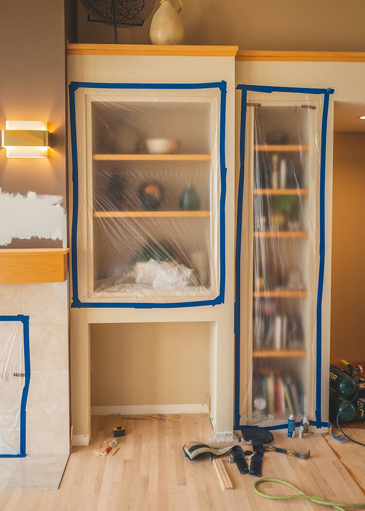 Hanging Plastic Dust Barrier